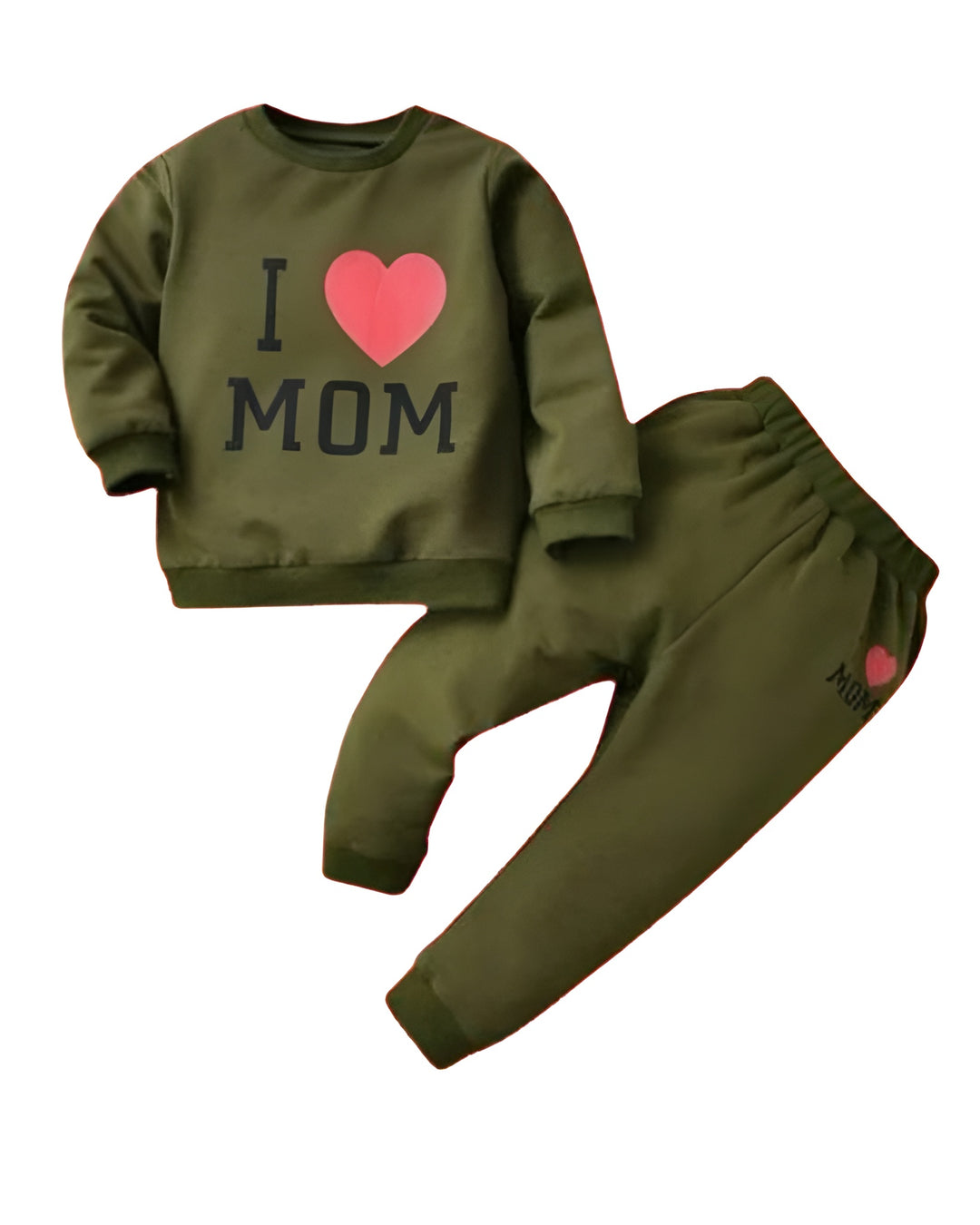 I LOVE MOM FLEECE TRACKSUIT