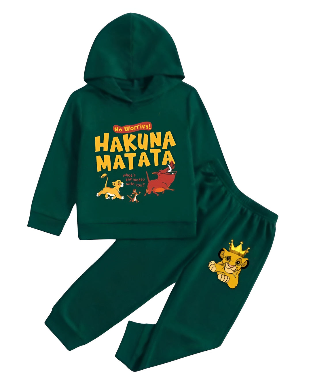 HAKUNA MATATA FLEECE HOODIE TRACKSUIT