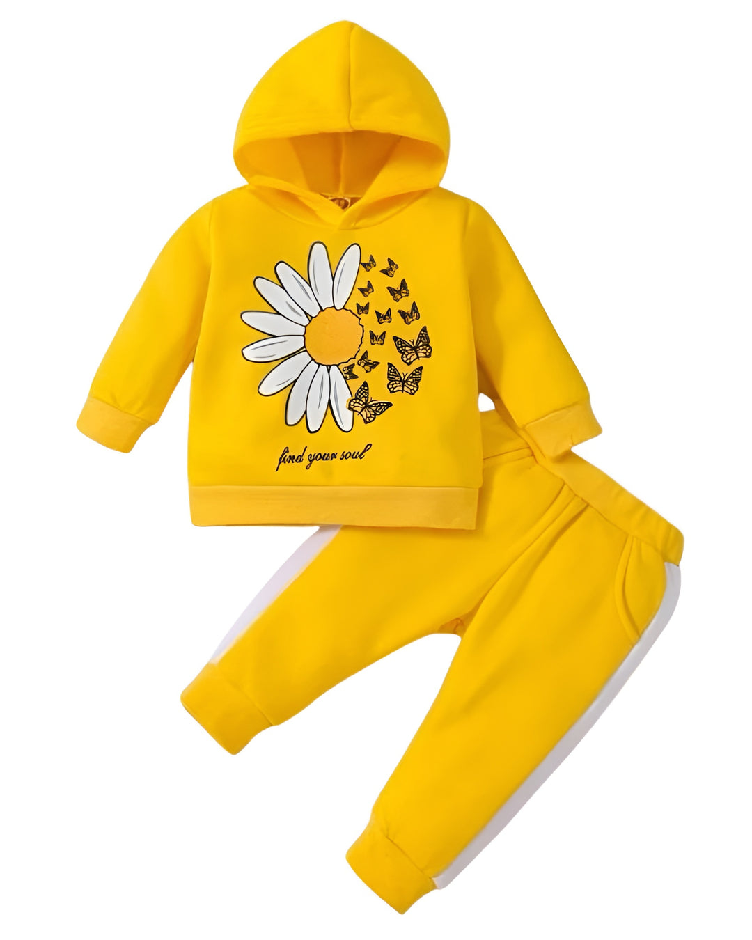YELLOW SOUL HOODIE TRACKSUIT