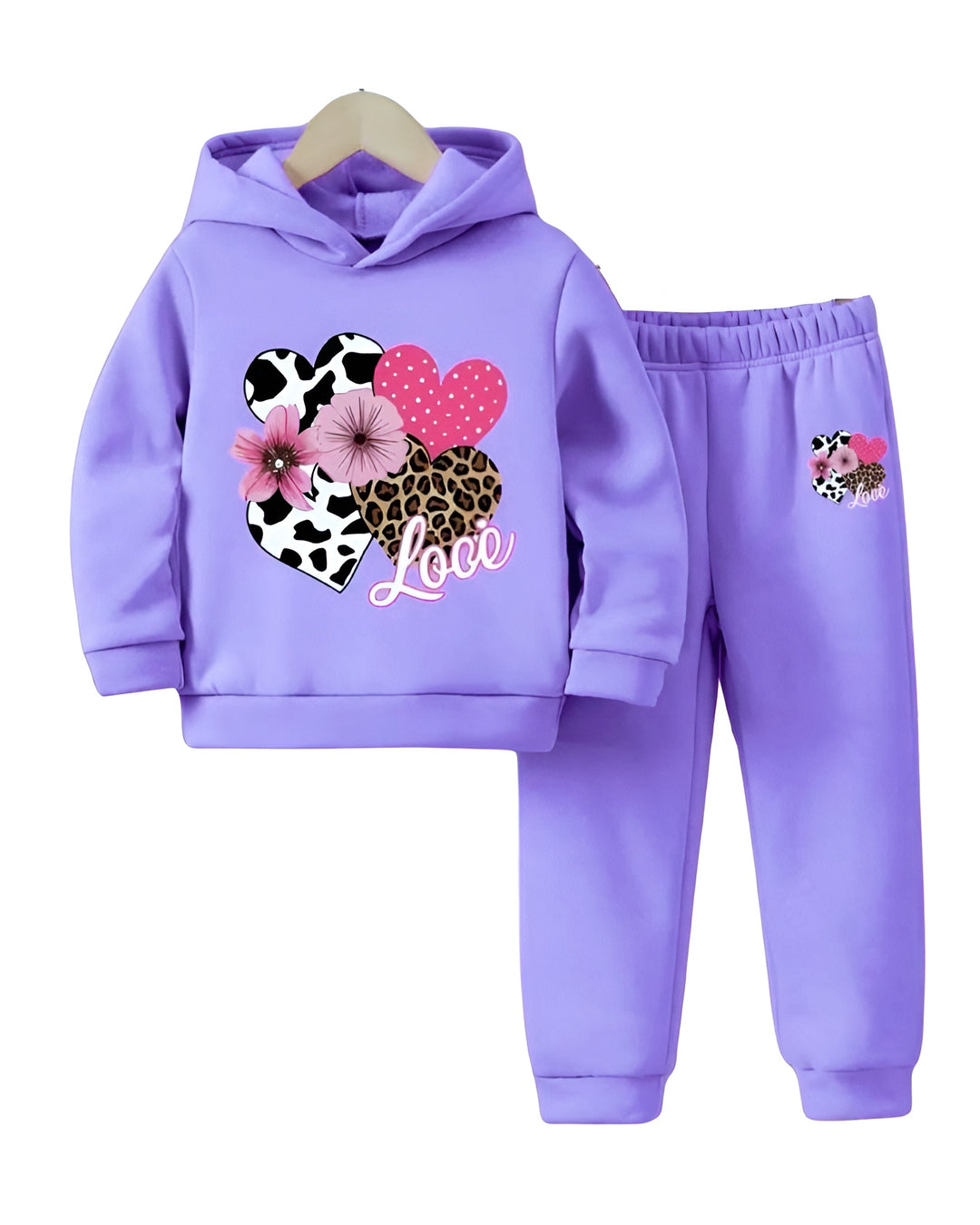 LOVE FLEECE HOODIE TRACKSUIT