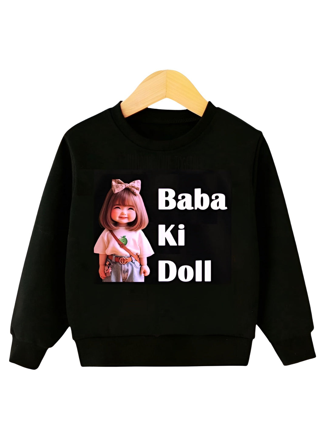 BABA KI DOLL FLEECE SWEATSHIRT