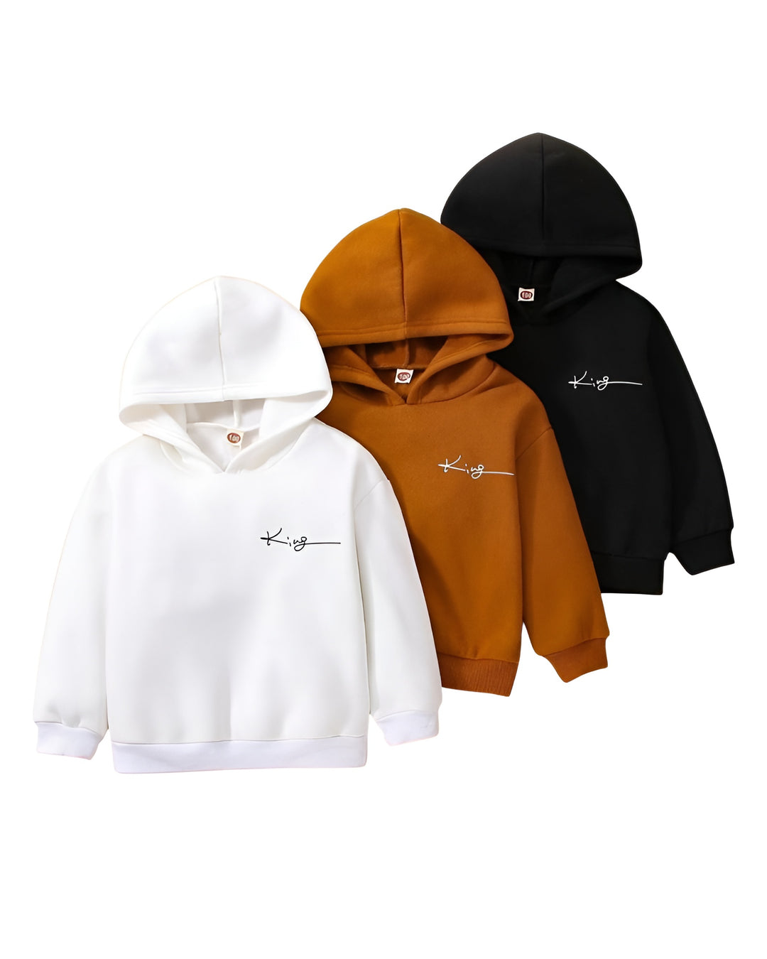 PACK OF 3 FLEECE HOODIES