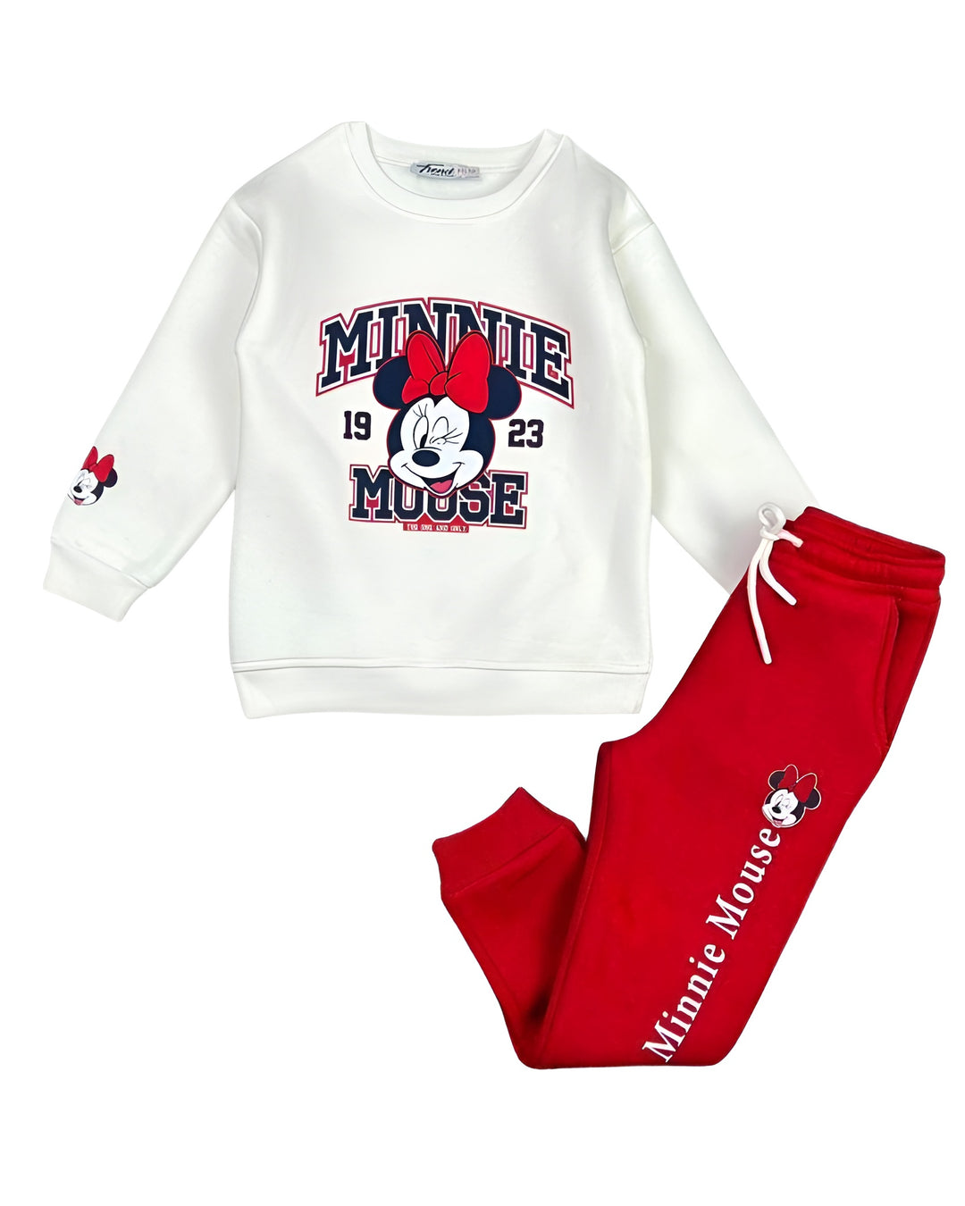 RED MINNIE MOUSE FLEECE TRACKSUIT