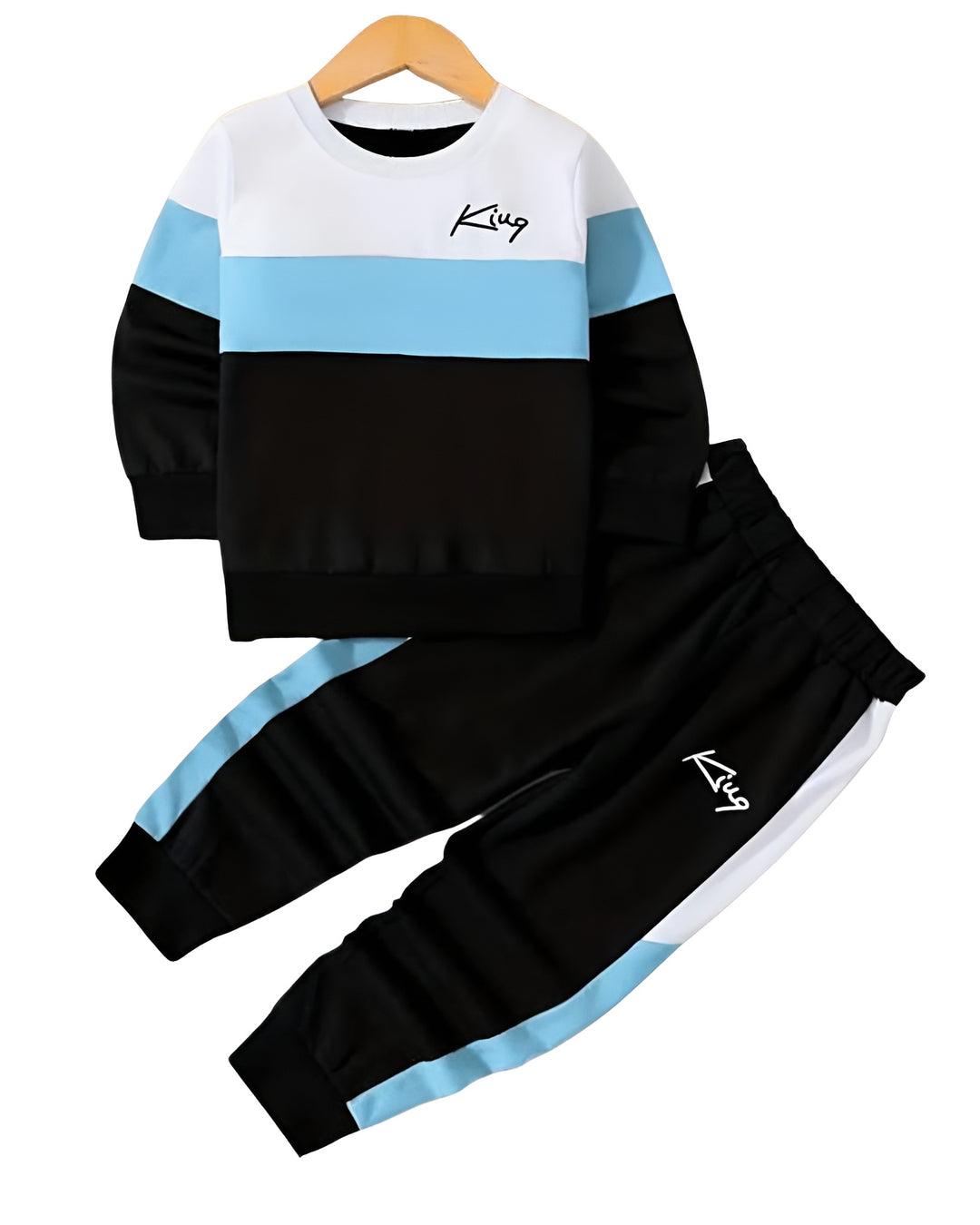 SKY BLUE KING FLEECE TRACKSUIT