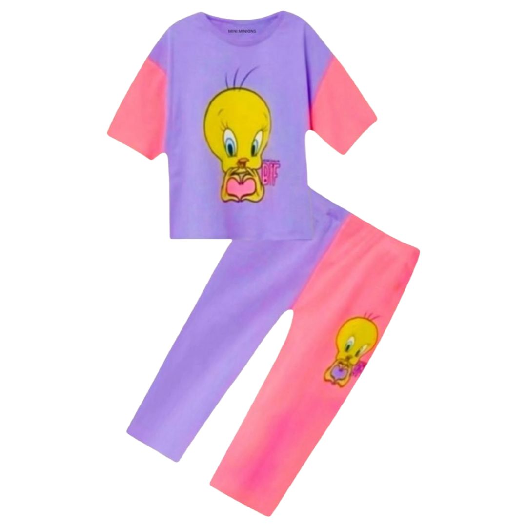 CUTE LITTLE TWEETY TROUSER SET