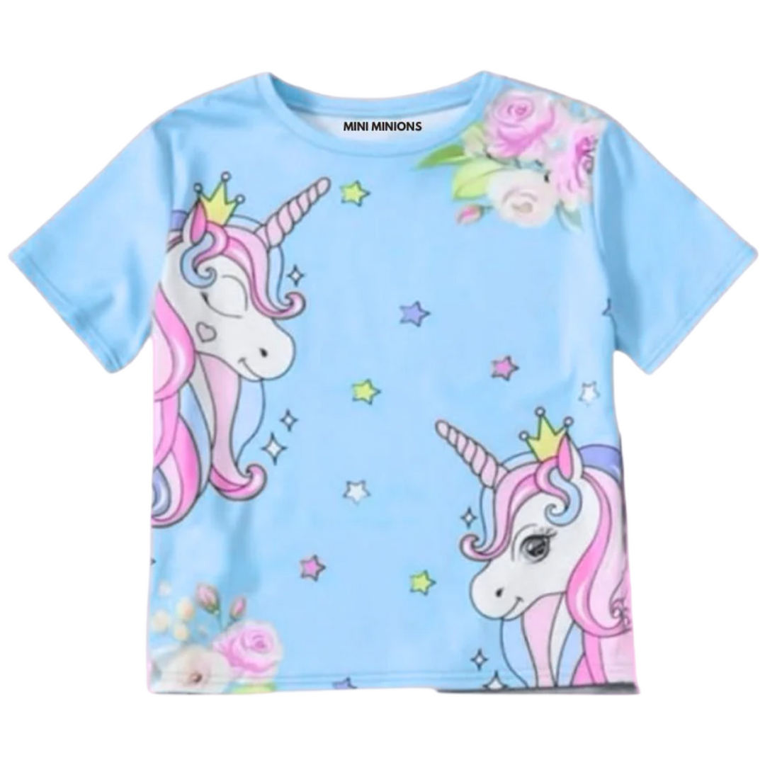 UNICORN WITH HORNS TEE