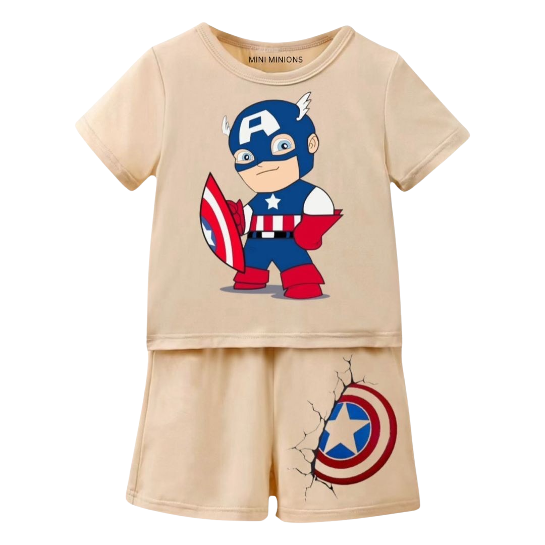 CAPTAIN AMERICA SHORT SET
