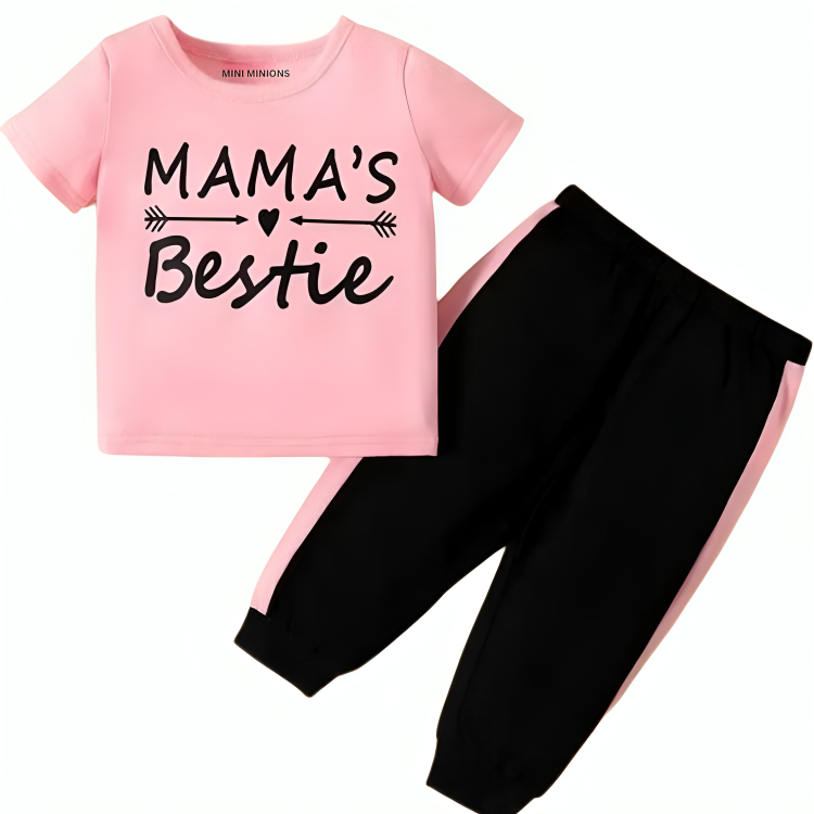 PINK MAMA’S BESTIE TROUSER SET