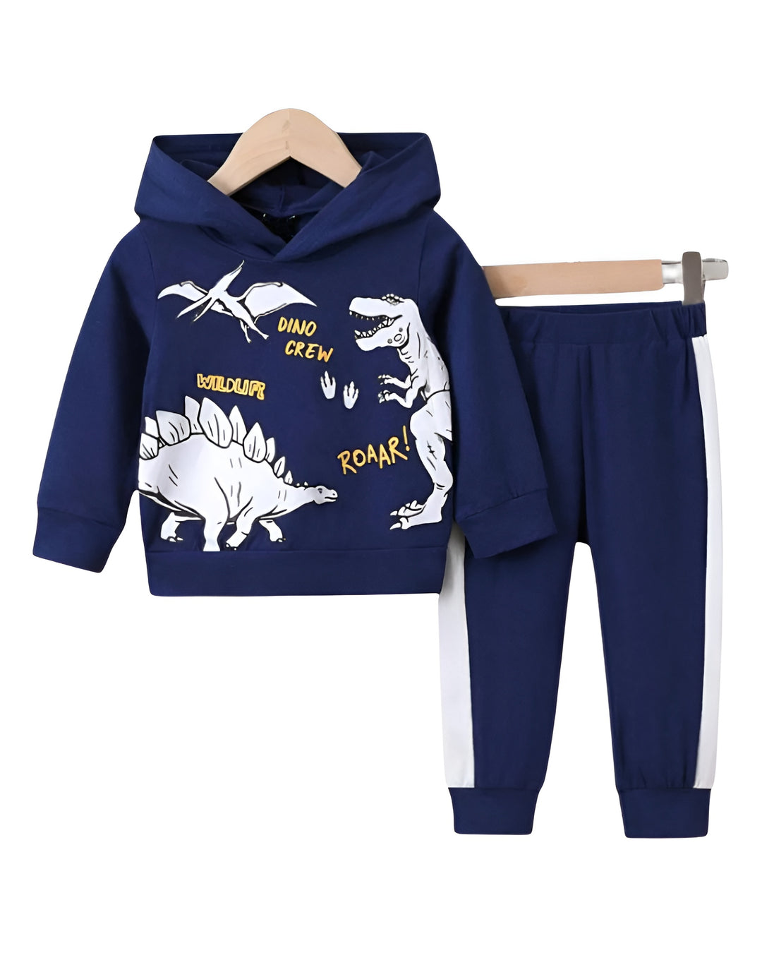 DINO CREW FLEECE HOODIE PAIR