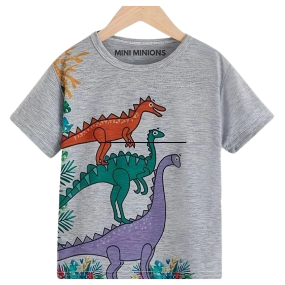 THREE DINO TEE