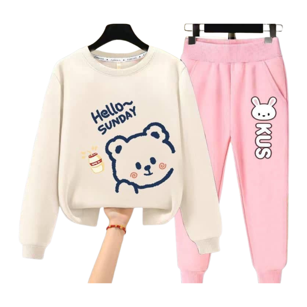 HELLO SUNDAY FLEECE TRACKSUIT