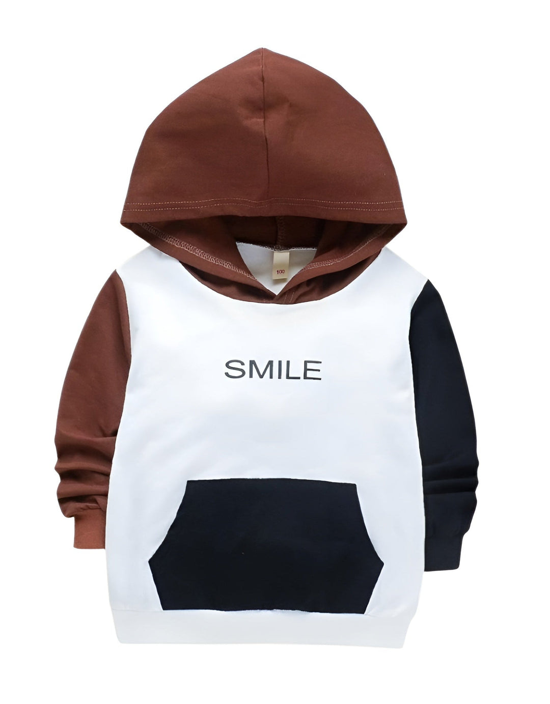 COLORFUL SMILE FLEECE HOODIE