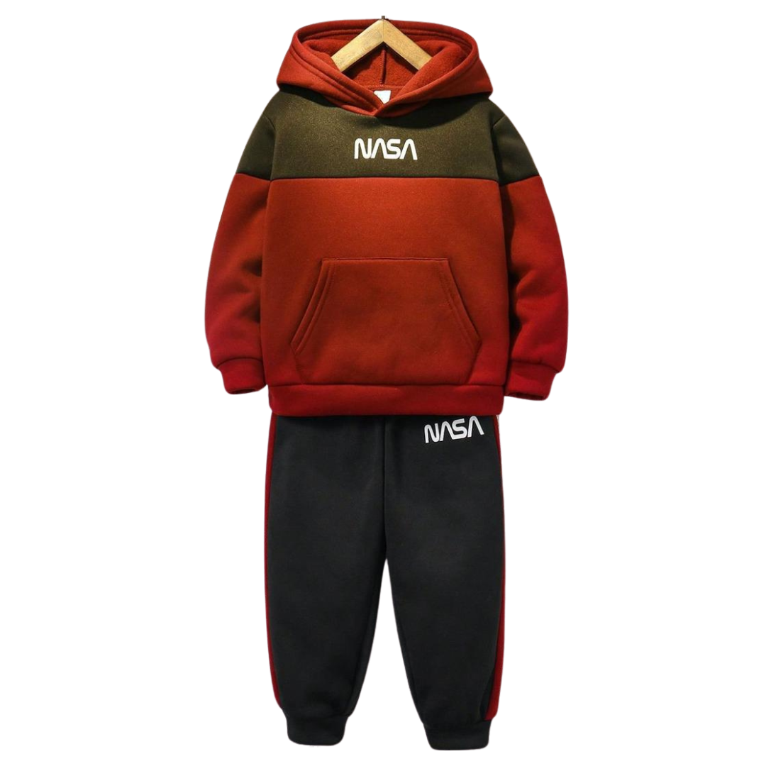 NASA FLEECE HOODIE TRACKSUIT miniminions.pk