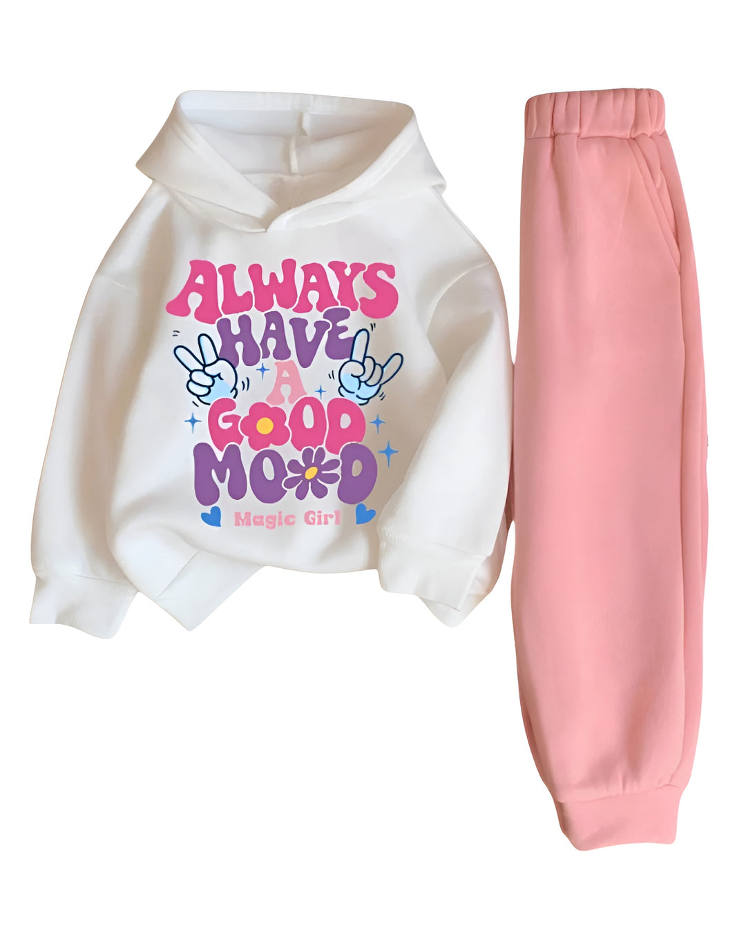 GOOD MOOD FLEECE HOODIE PAIR