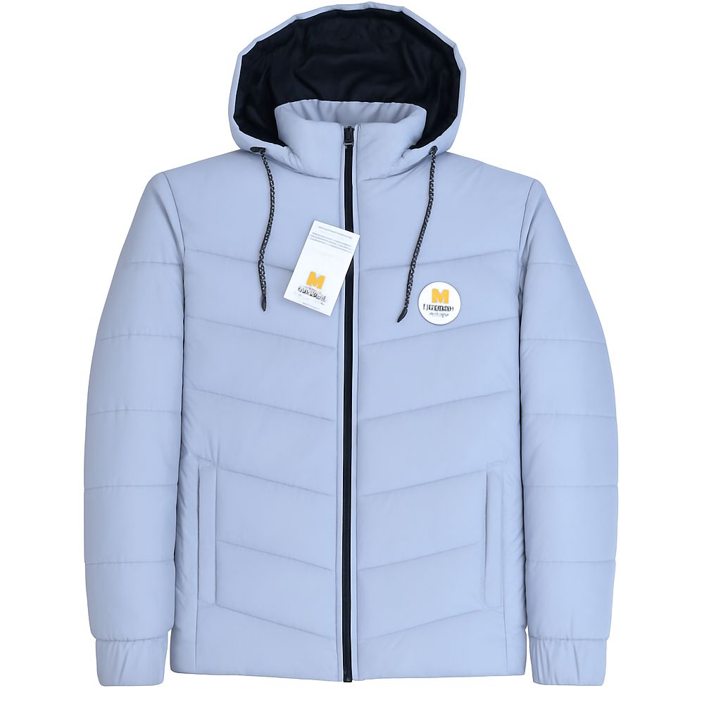 GREY PUFFER JACKET