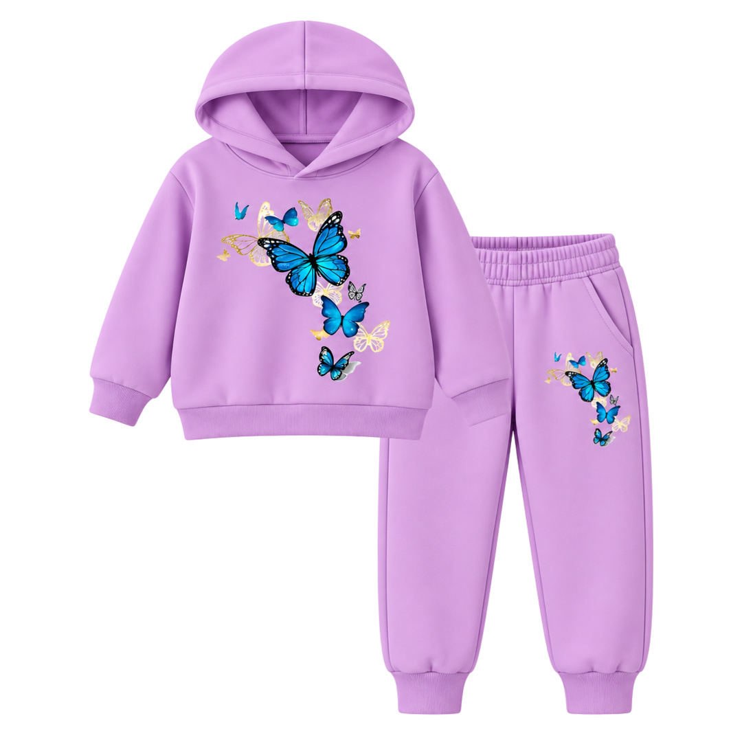 BUTTERFLY FLEECE HOODIE PAIR