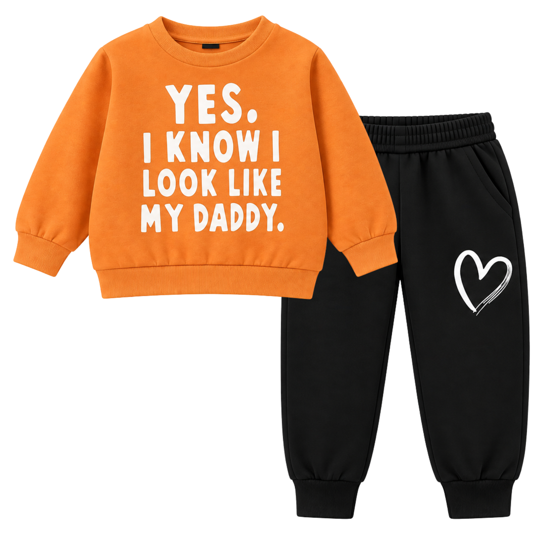 LOOK LIKE DADDY FLEECE TRACKSUIT