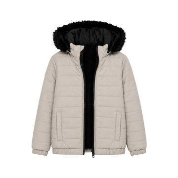 SKIN FUR PUFFER JACKET