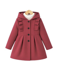 MAROON FLEECE COAT