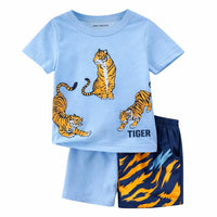 BLUE TIGER SHORT SET