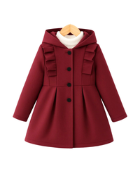 RED FLEECE COAT