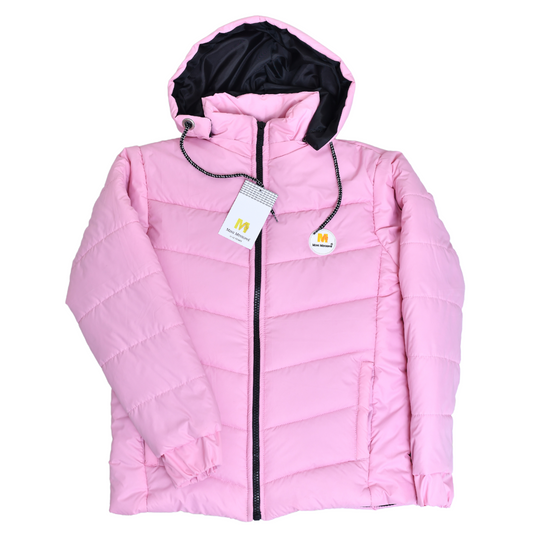 BABY PINK PUFFER JACKET