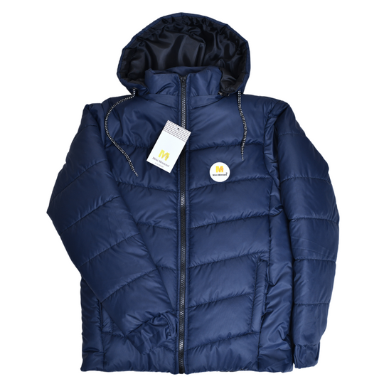 NAVY BLUE PUFFER JACKET