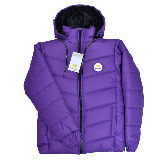 PURPLE PUFFER JACKET