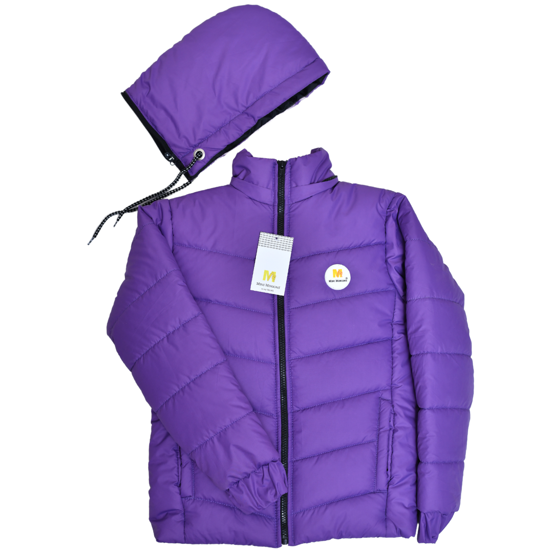 PURPLE PUFFER JACKET