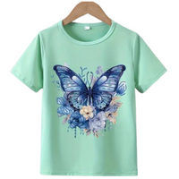 AQUA BUTTERFLY TEE