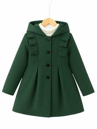 GREEN FLEECE COAT